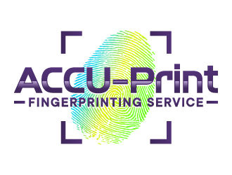 ACCU-Print Fingerprinting Service logo design by ORPiXELSTUDIOS