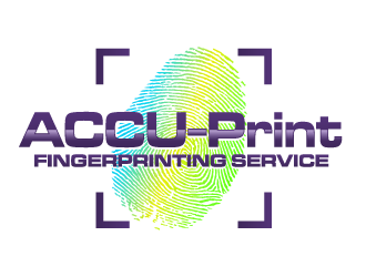 ACCU-Print Fingerprinting Service logo design by ORPiXELSTUDIOS