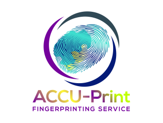 ACCU-Print Fingerprinting Service logo design by cintoko