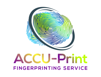 ACCU-Print Fingerprinting Service logo design by cintoko
