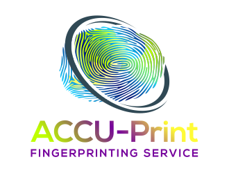 ACCU-Print Fingerprinting Service logo design by cintoko