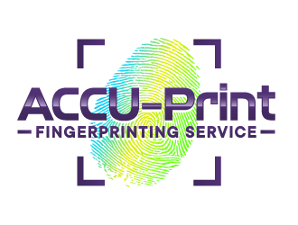 ACCU-Print Fingerprinting Service logo design by ORPiXELSTUDIOS