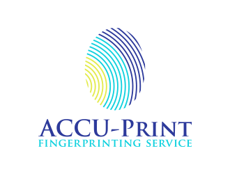 ACCU-Print Fingerprinting Service logo design by lexipej