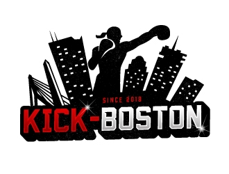 Kick-Boston logo design by akilis13