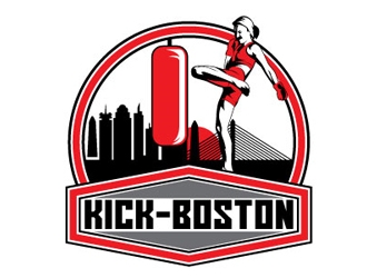 Kick-Boston logo design by gogo