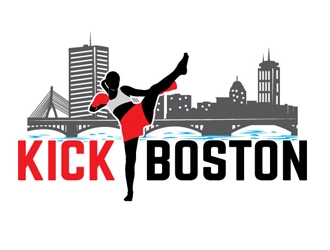 Kick-Boston logo design by gogo