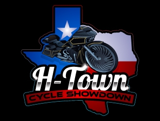 H-Town Cycle Showdown logo design by Aelius