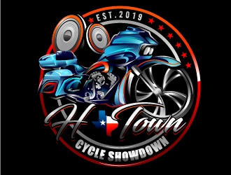 H-Town Cycle Showdown logo design by Suvendu
