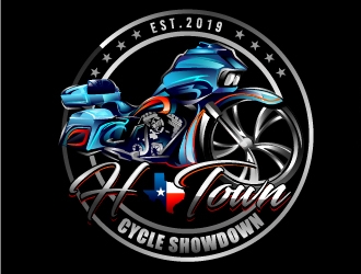 H-Town Cycle Showdown logo design by Suvendu