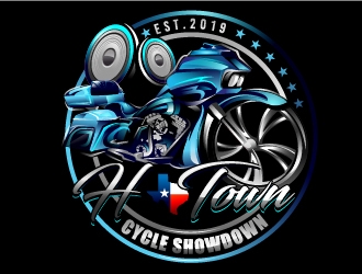 H-Town Cycle Showdown logo design by Suvendu