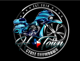 H-Town Cycle Showdown logo design by Suvendu