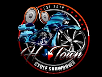 H-Town Cycle Showdown logo design by Suvendu