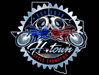 H-Town Cycle Showdown logo design by nexgen