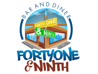 Forty-One & Ninth logo design by cgage20