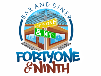 Forty-One & Ninth logo design by cgage20