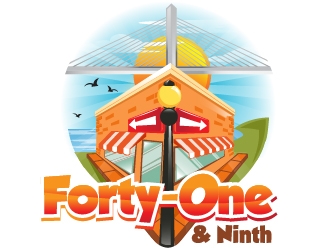 Forty-One & Ninth logo design by dorijo