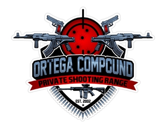ORTEGA COMPOUND       PRIVATE SHOOTING RANGE logo design by DreamLogoDesign