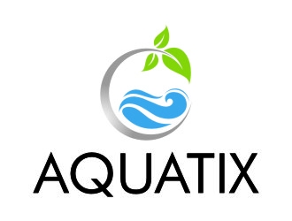 Aquatix  logo design by jetzu