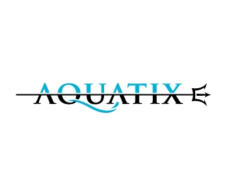 Aquatix  logo design by REDCROW