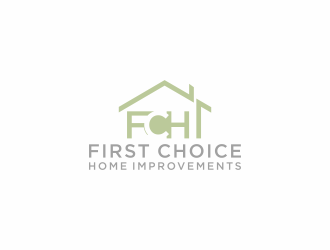 First Choice Home Improvements logo design by checx