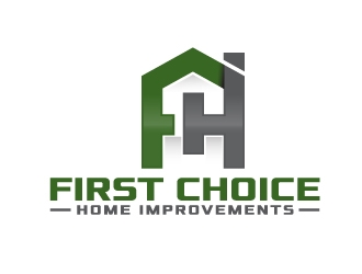 First Choice Home Improvements logo design by iBal05