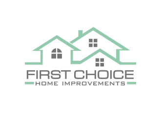First Choice Home Improvements logo design by YONK