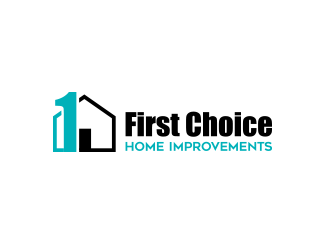 First Choice Home Improvements logo design by schiena