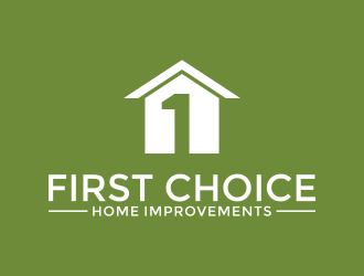 First Choice Home Improvements logo design by maseru