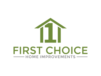 First Choice Home Improvements logo design by maseru