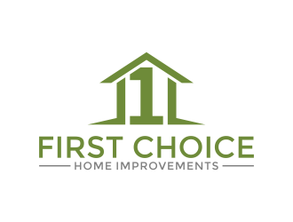 First Choice Home Improvements logo design by maseru
