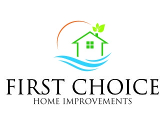 First Choice Home Improvements logo design by jetzu