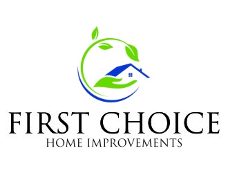 First Choice Home Improvements logo design by jetzu
