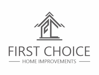 First Choice Home Improvements logo design by naisD