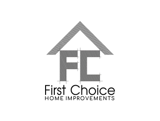 First Choice Home Improvements logo design by amazing