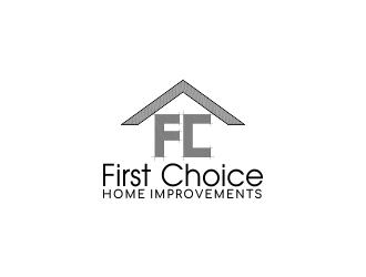 First Choice Home Improvements logo design by amazing