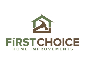 First Choice Home Improvements logo design by jaize