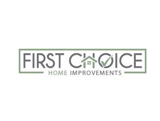 First Choice Home Improvements logo design by ZQDesigns