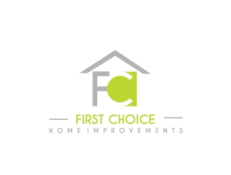 First Choice Home Improvements logo design by samuraiXcreations