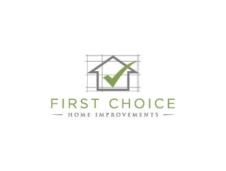 First Choice Home Improvements logo design by torresace