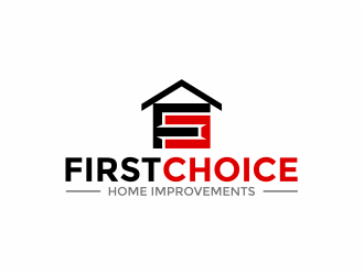 First Choice Home Improvements logo design by mutafailan