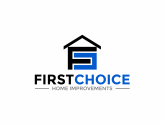 First Choice Home Improvements logo design by mutafailan