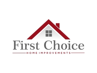First Choice Home Improvements logo design by berkahnenen