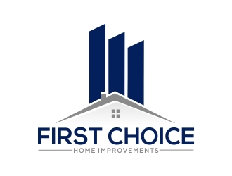 First Choice Home Improvements logo design by berkahnenen