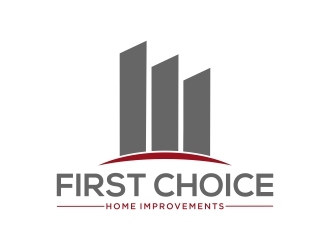 First Choice Home Improvements logo design by berkahnenen