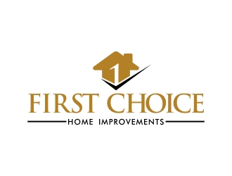 First Choice Home Improvements logo design by cikiyunn
