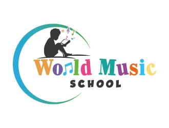 World Music Schools logo design by MUSANG