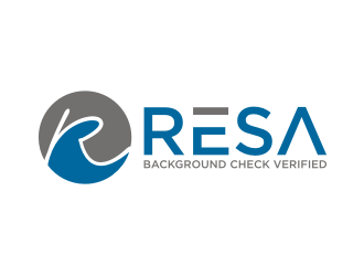 RESA Background Check Verified  logo design by rief