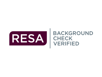 RESA Background Check Verified  logo design by nurul_rizkon