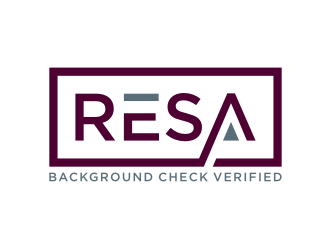 RESA Background Check Verified  logo design by nurul_rizkon