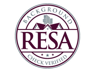 RESA Background Check Verified  logo design by Suvendu